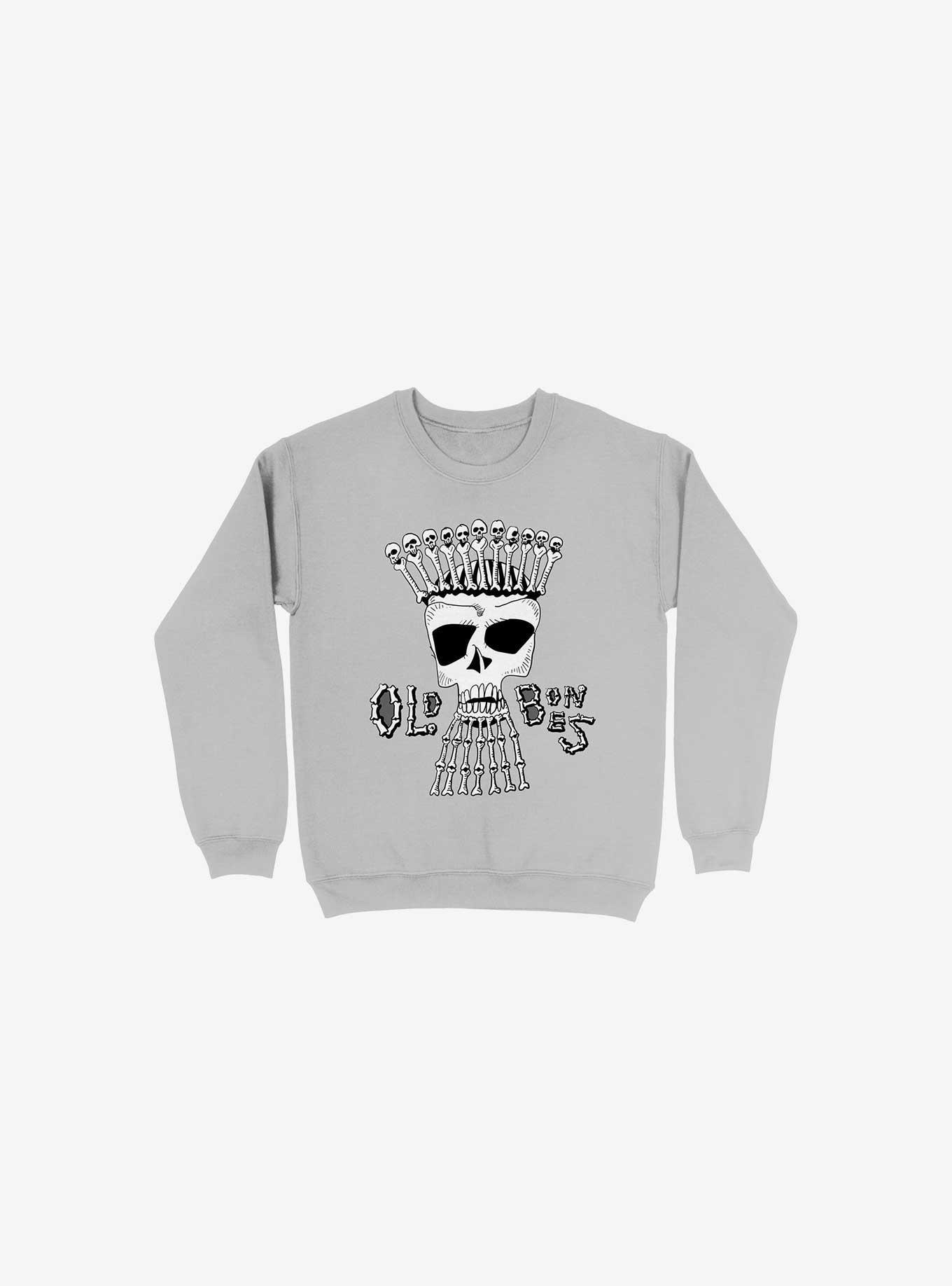 Hard Rock Old Bones Sweatshirt, SILVER, hi-res
