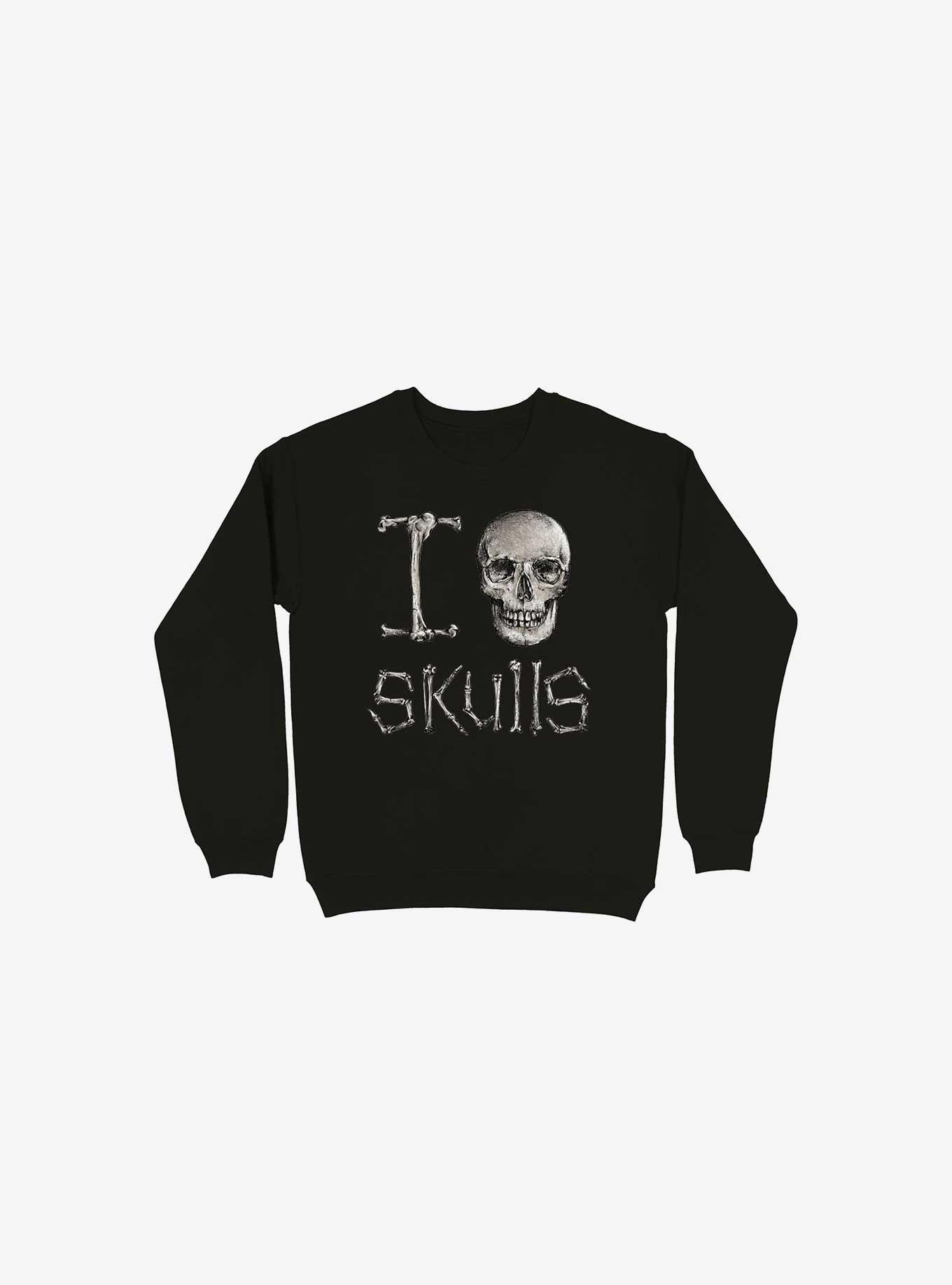 I Love Skulls Sweatshirt, , hi-res
