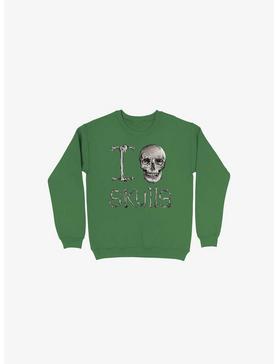 I Love Skulls Sweatshirt, , hi-res