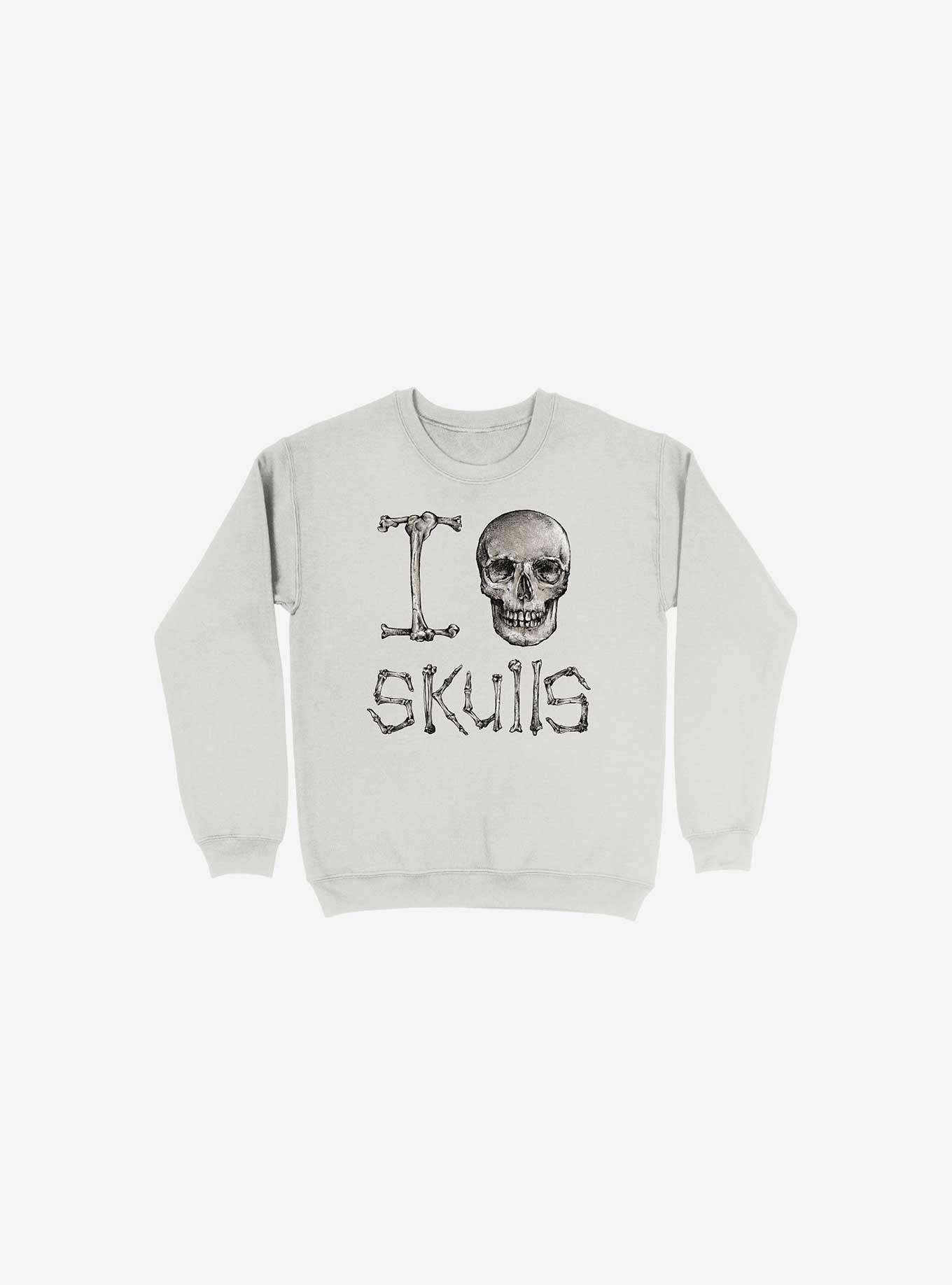 I Love Skulls Sweatshirt, , hi-res