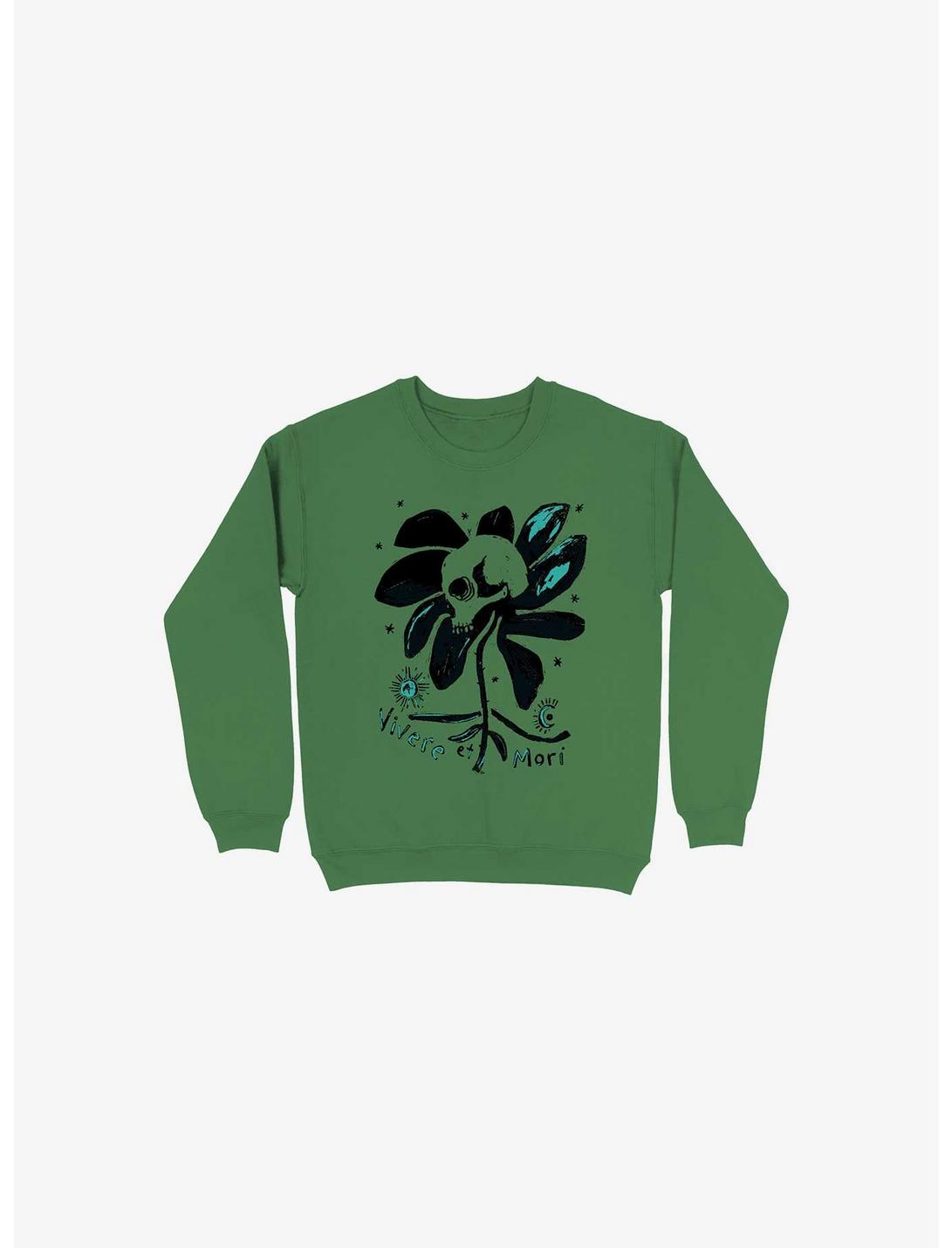 Life And Death Sweatshirt, KELLY GREEN, hi-res