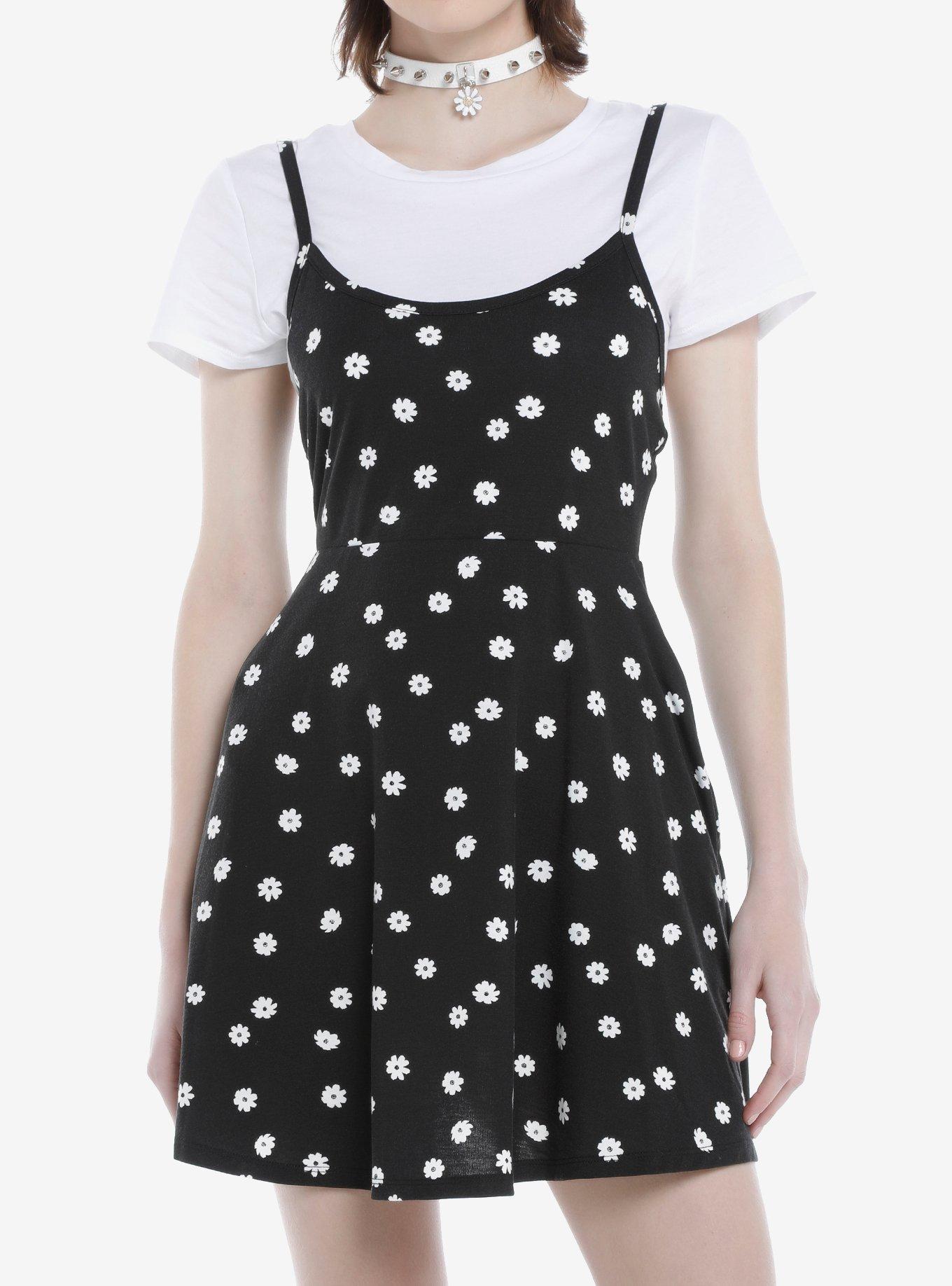 Daisies Layered Dress Hot Topic