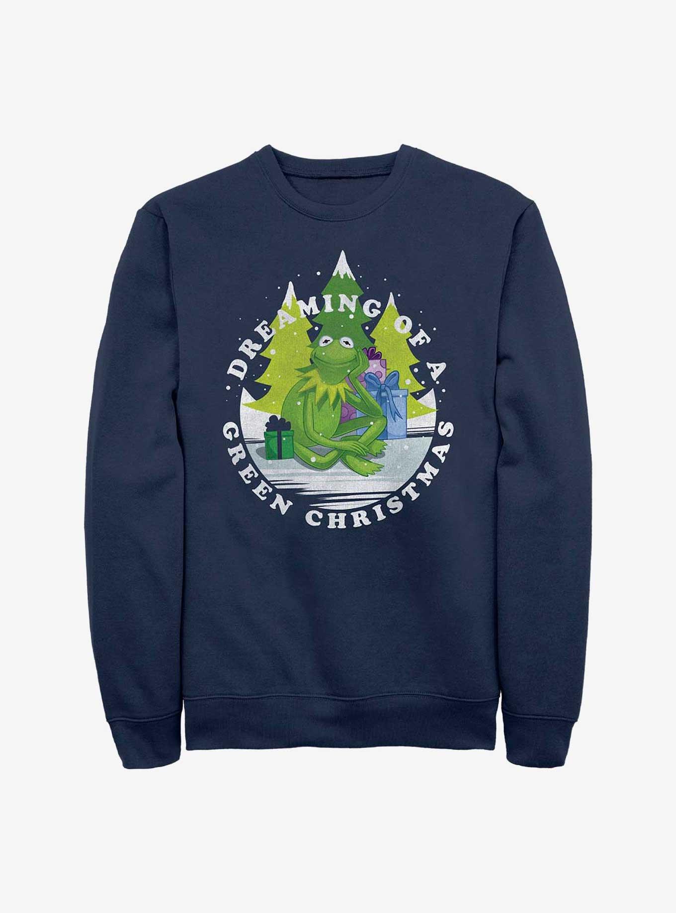 Disney The Muppets Dreaming Of A Green Christmas Sweatshirt, , hi-res