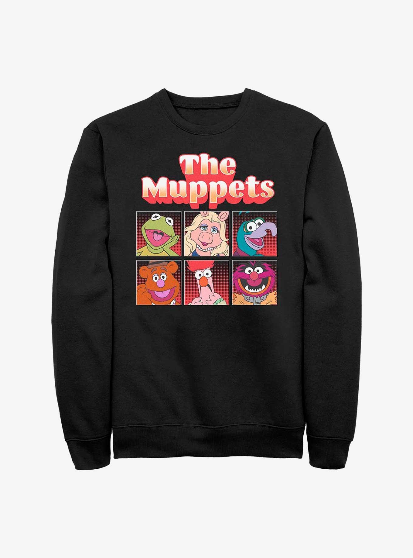 Disney The Muppets Group Box Up Sweatshirt, BLACK, hi-res