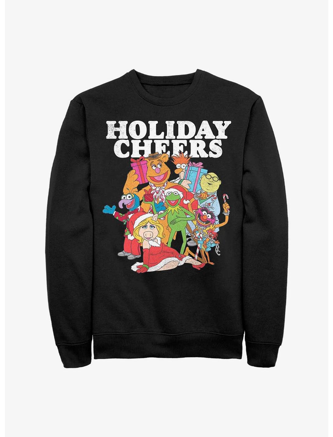 Disney The Muppets Holiday Cheers Sweatshirt, BLACK, hi-res