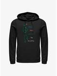 Disney The Muppets Kermit Never Take Yourself Too Seriously Doodle Hoodie, BLACK, hi-res