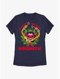 Disney The Muppets Animal Holiday Womens T-Shirt, NAVY, hi-res