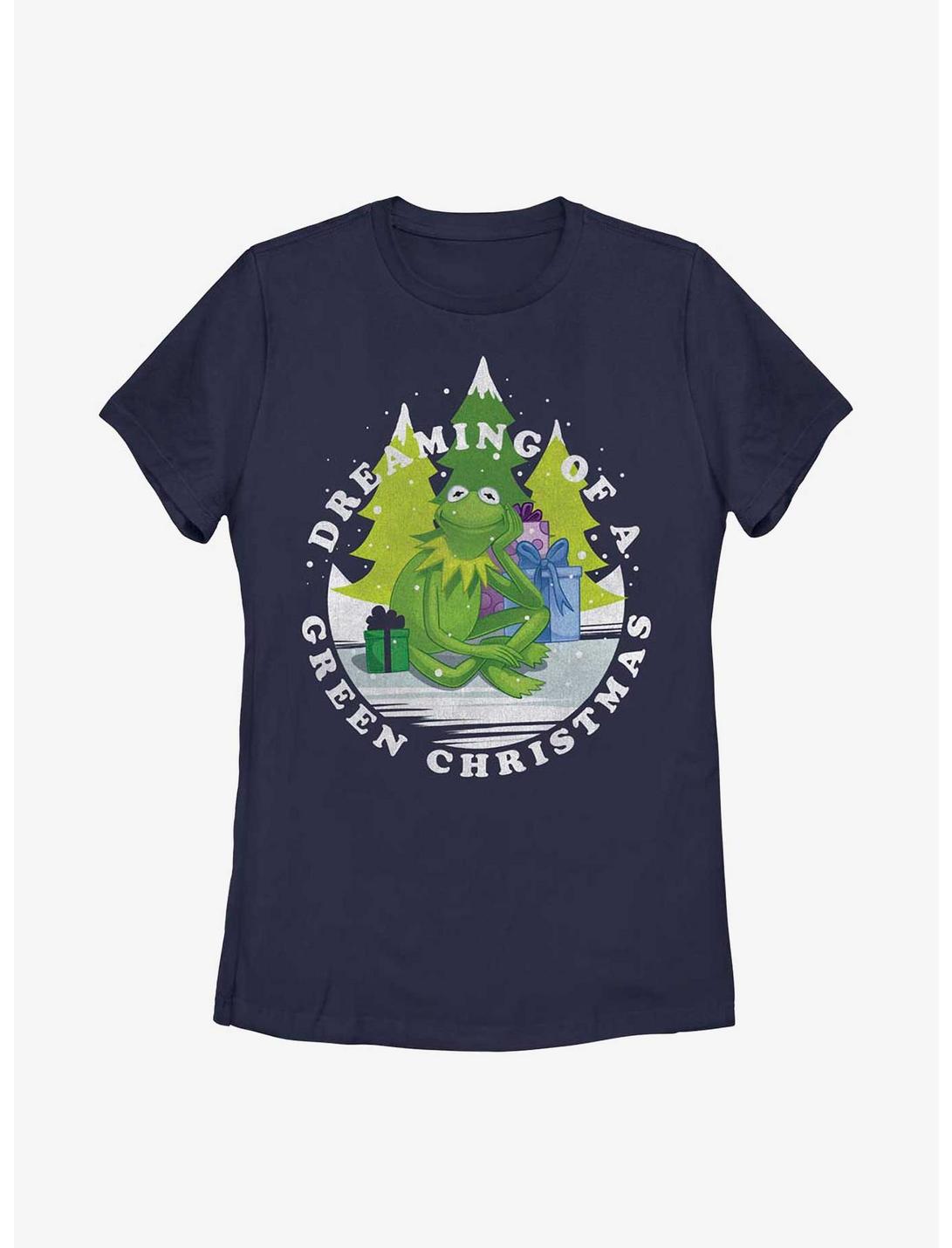 Disney The Muppets Dreaming Of A Green Christmas Womens T-Shirt, NAVY, hi-res
