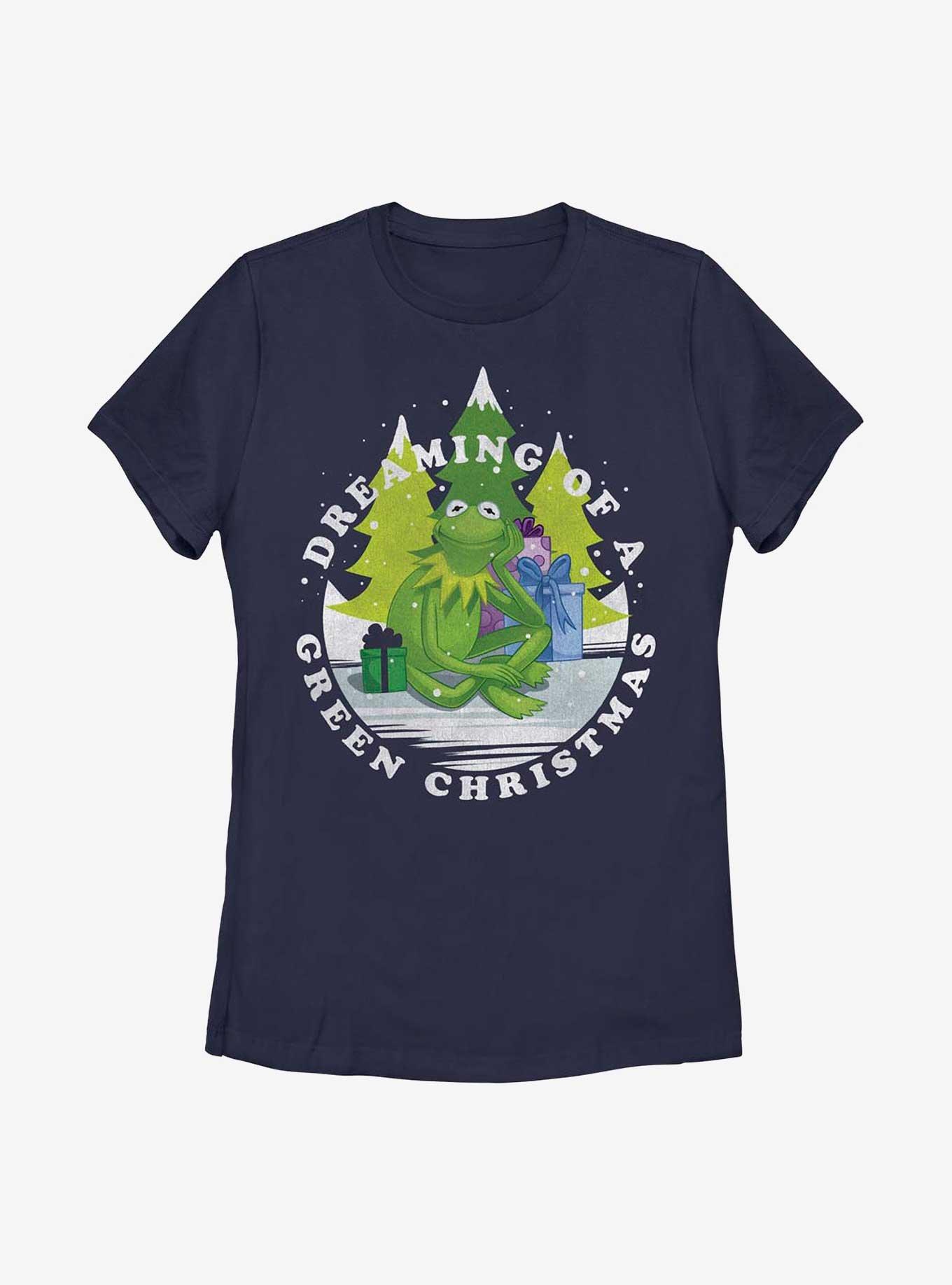 Disney The Muppets Dreaming Of A Green Christmas Womens T-Shirt, NAVY, hi-res