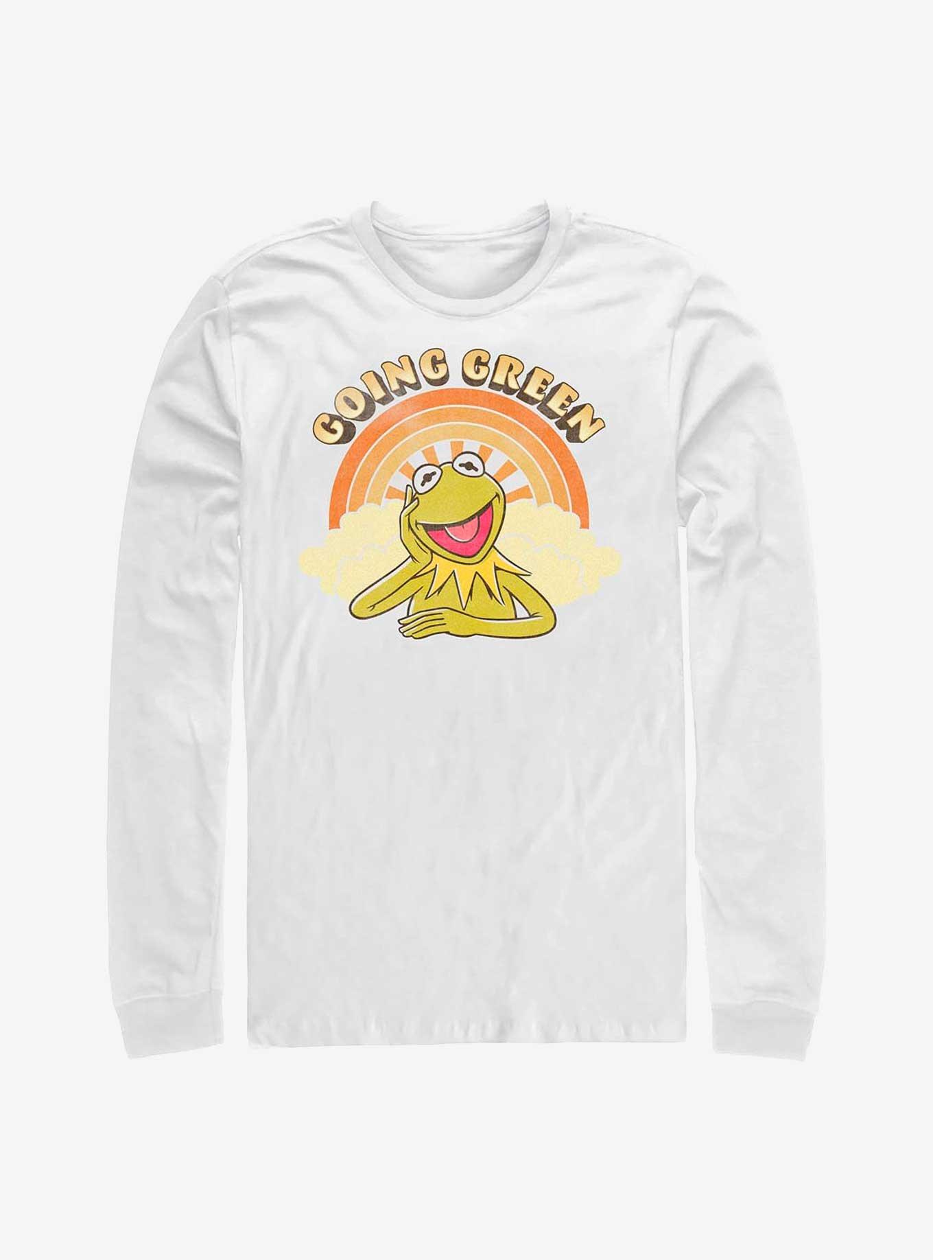 Disney The Muppets Going Green Kermit Long-Sleeve T-Shirt, WHITE, hi-res
