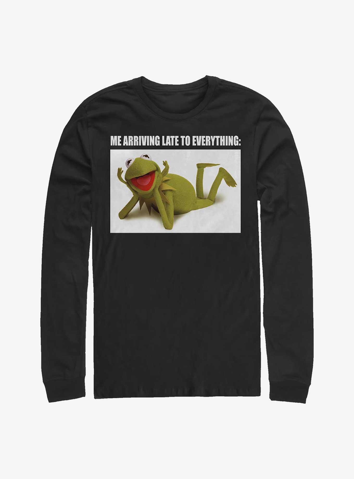 Disney The Muppets Late Kermit Meme Long-Sleeve T-Shirt, , hi-res