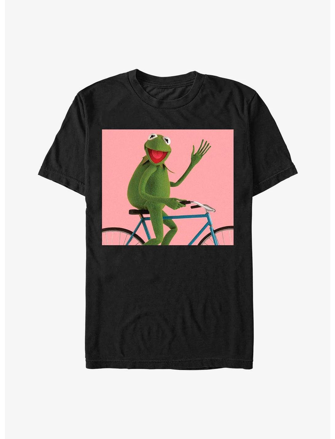 Disney The Muppets Biking Kermit T-Shirt, BLACK, hi-res