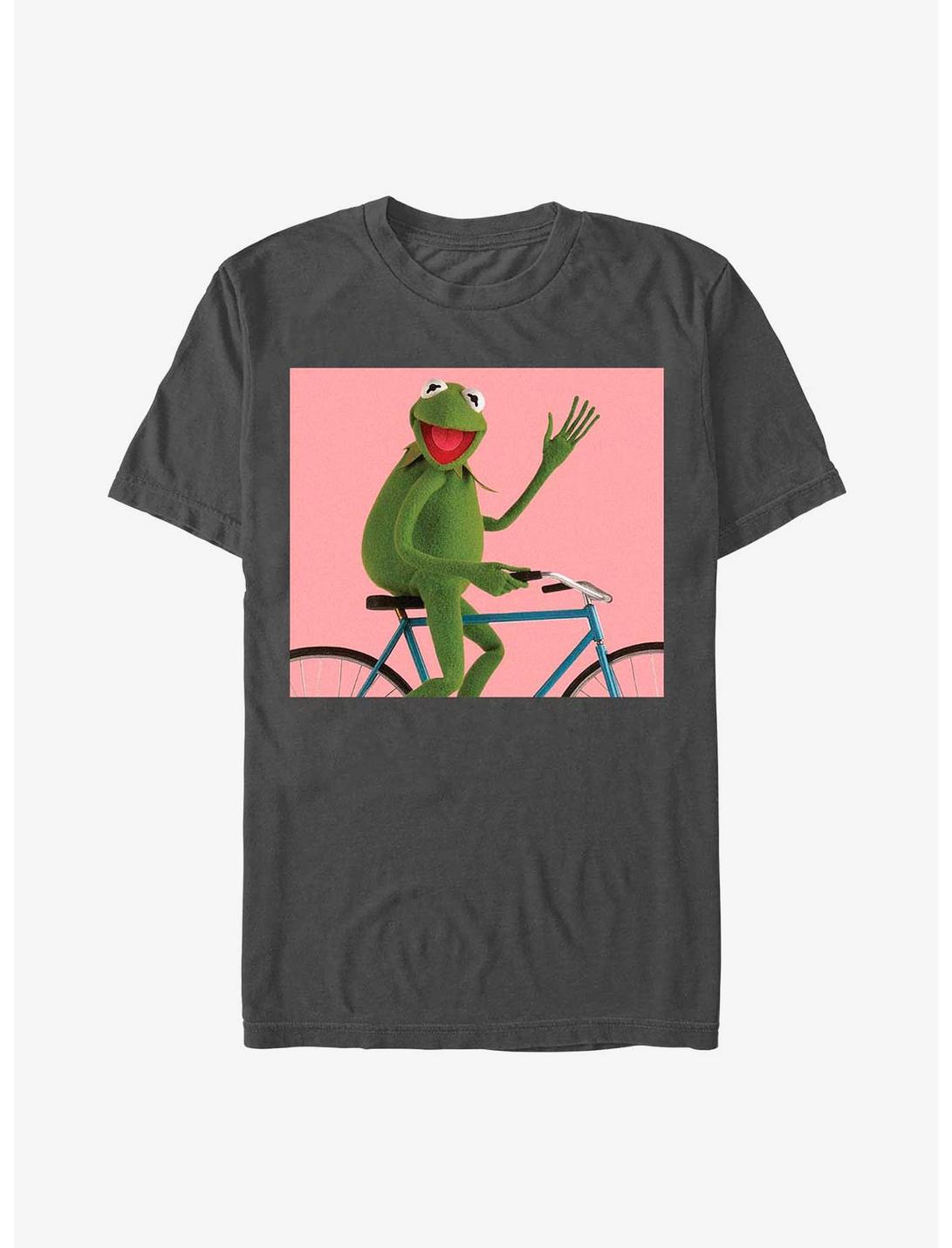 Disney The Muppets Biking Kermit T-Shirt, CHARCOAL, hi-res