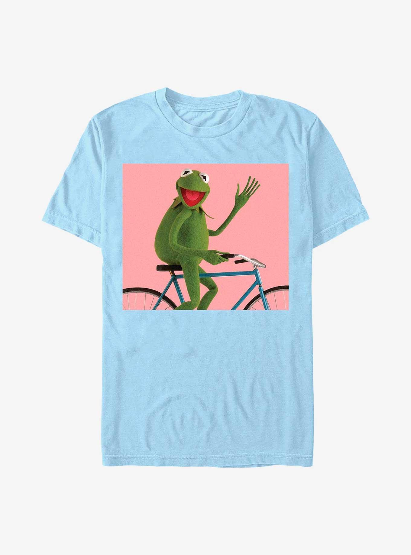Disney The Muppets Biking Kermit T-Shirt, LT BLUE, hi-res