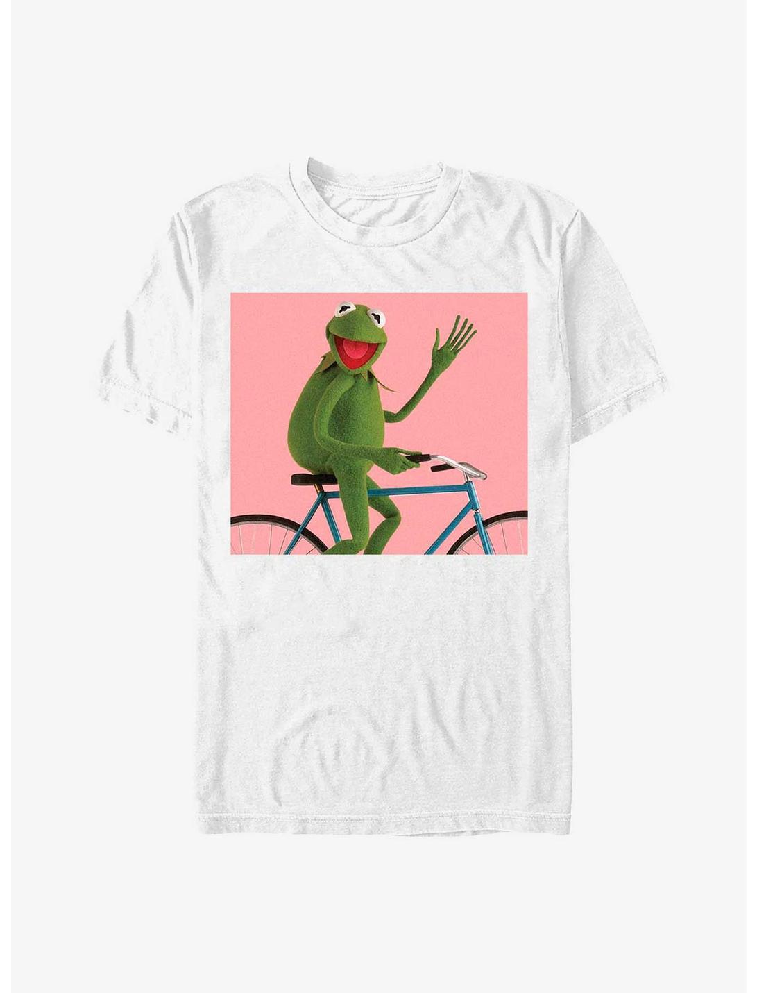Disney The Muppets Biking Kermit T-Shirt, WHITE, hi-res