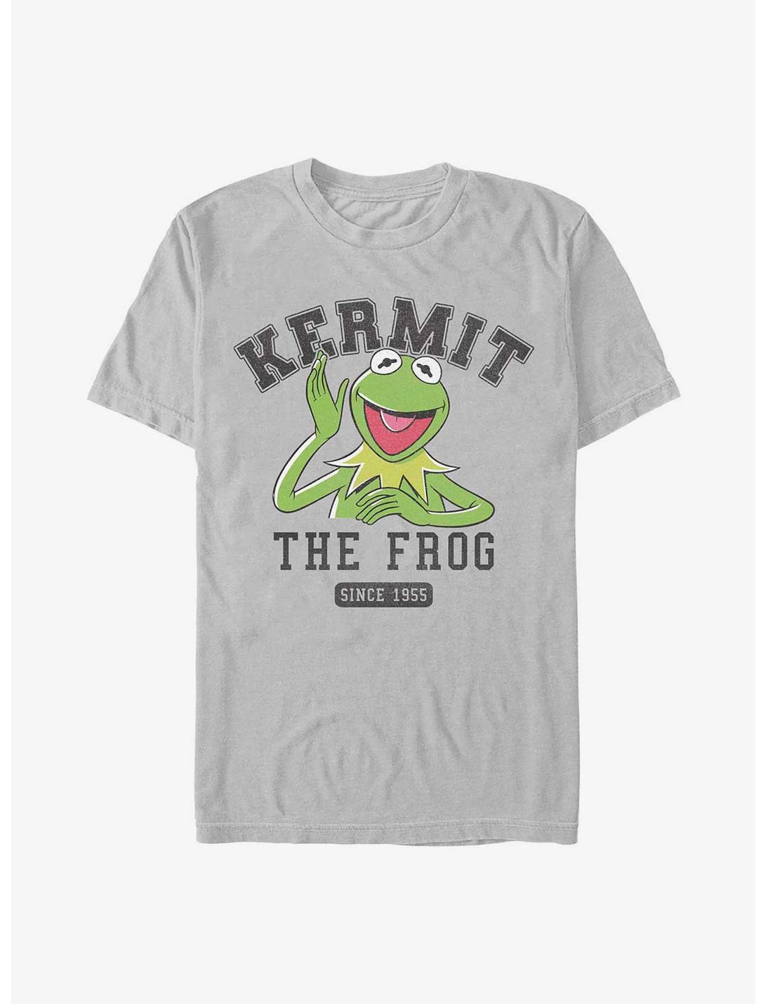 Disney The Muppets 1955 Collegiate Kermit The Frog T-Shirt, SILVER, hi-res