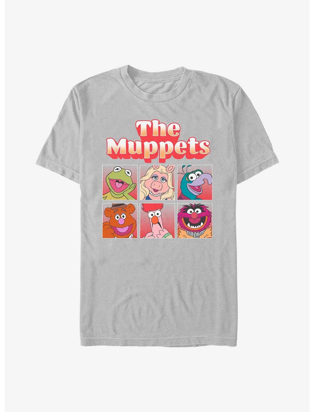 Disney The Muppets Group Box Up T-Shirt, SILVER, hi-res