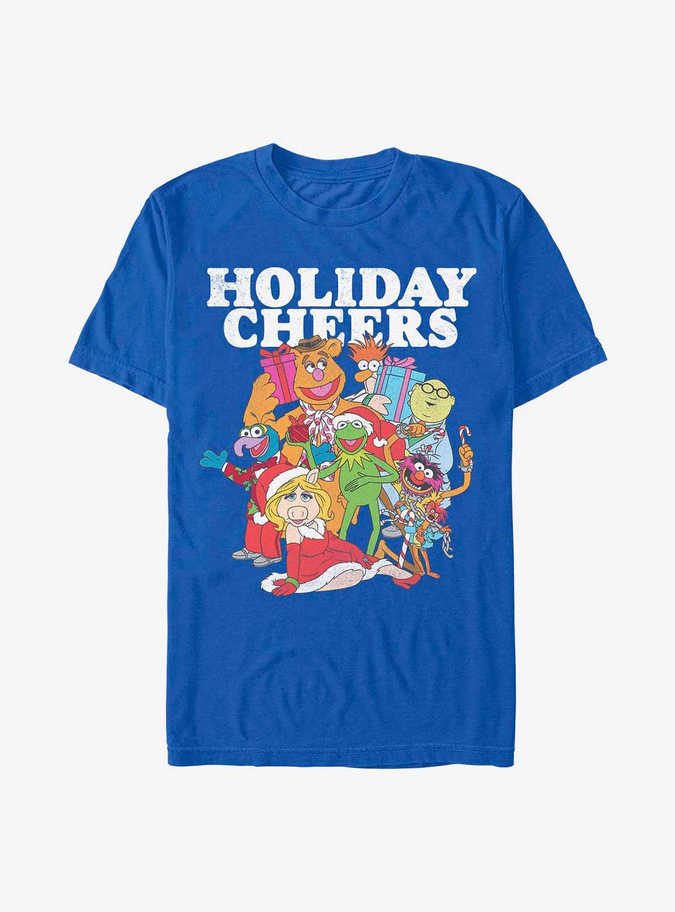 Disney The Muppets Holiday Cheers T-Shirt, ROYAL, hi-res