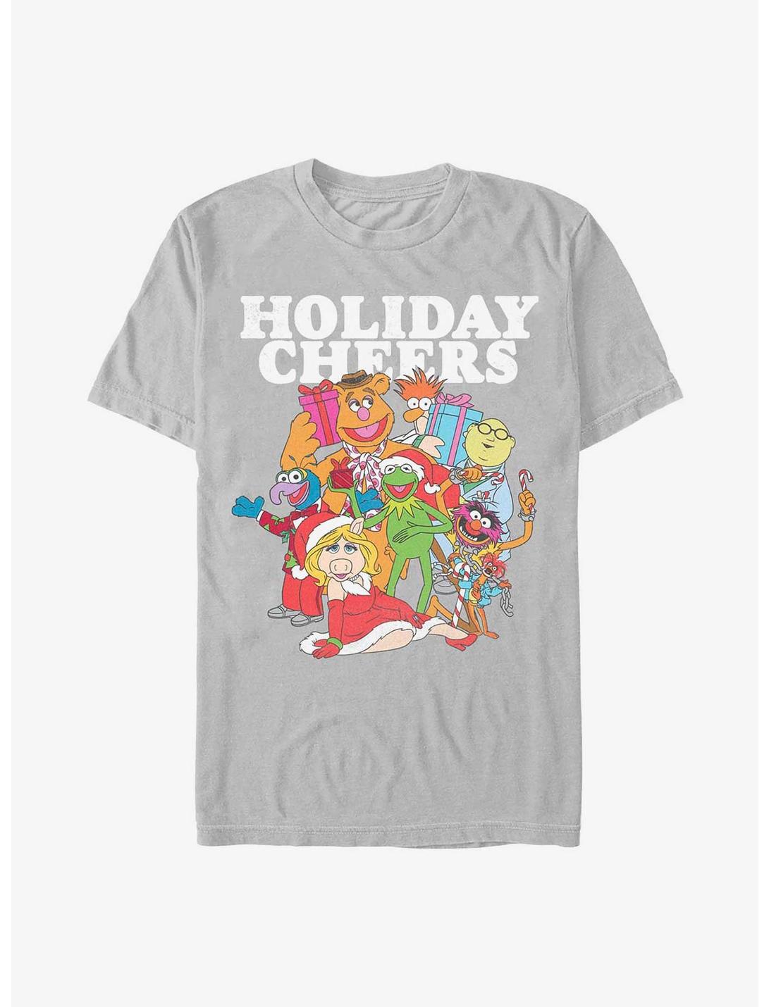Disney The Muppets Holiday Cheers T-Shirt, SILVER, hi-res