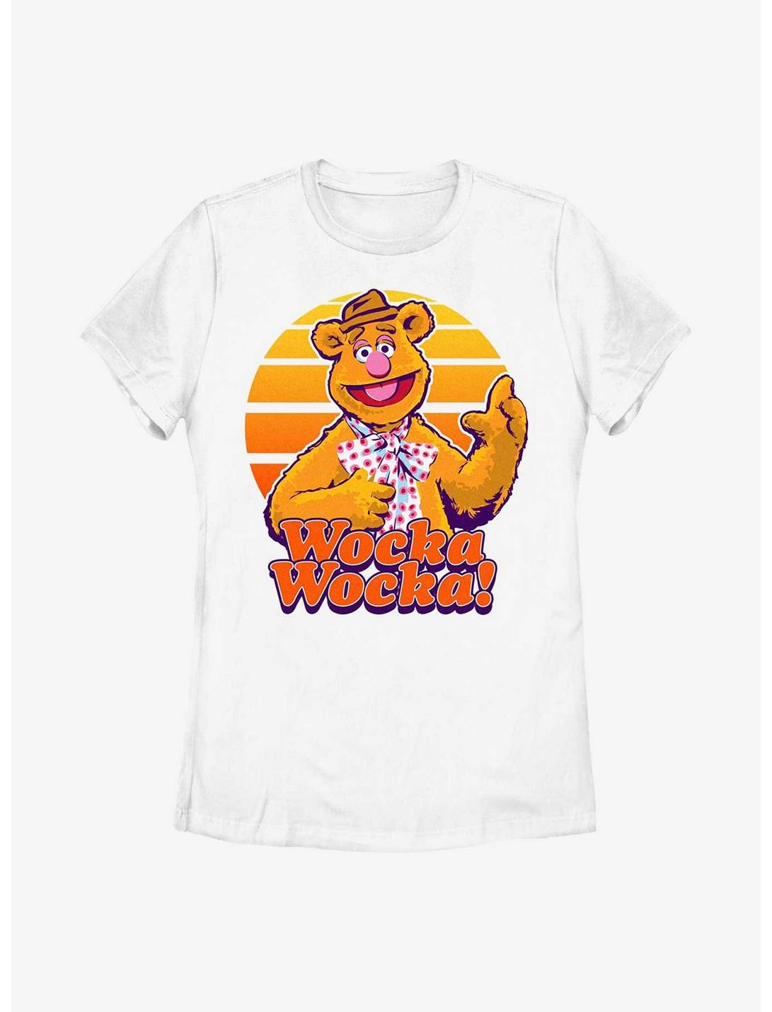 Disney The Muppets Wocka Wocka! Fozzie The Bear Womens T-Shirt, WHITE, hi-res