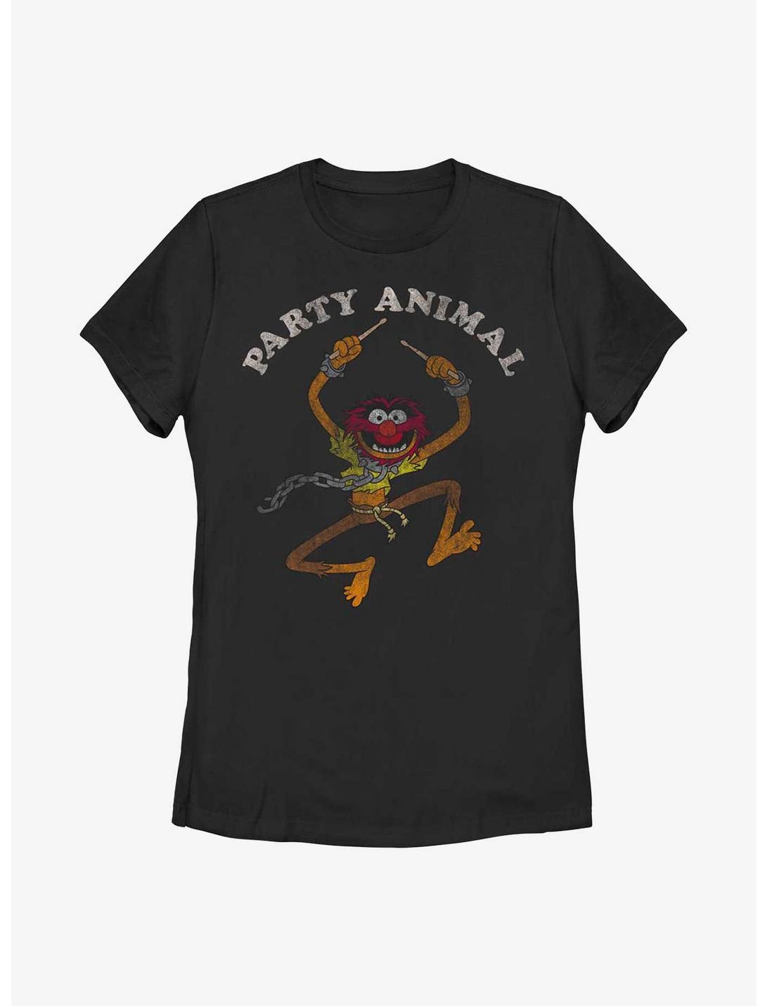 Disney The Muppets Party Animal Womens T-Shirt, BLACK, hi-res