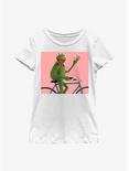 Disney The Muppets Biking Kermit Youth Girls T-Shirt, WHITE, hi-res