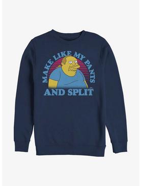 The Simpsons Comic Guy Split Sweatshirt, NAVY, hi-res