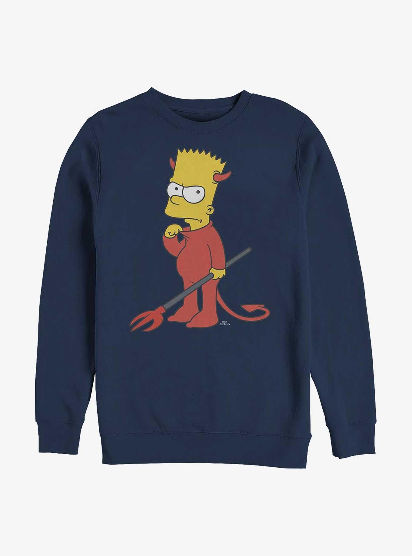 The Simpsons Devil Bart Sweatshirt, , hi-res