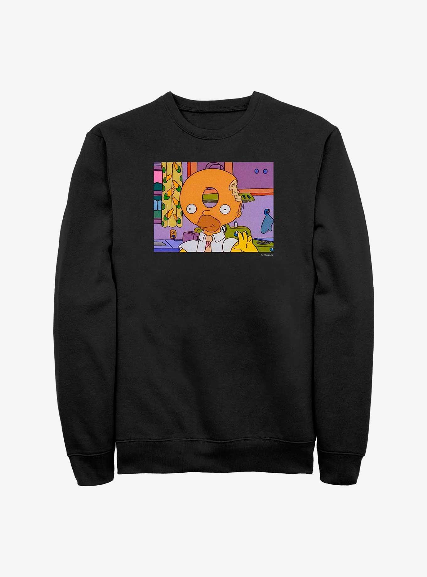 The Simpsons Donut Head Homer Sweatshirt, , hi-res