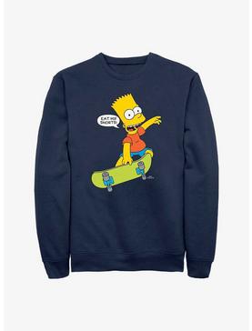 The Simpsons Skateboard Bart Eat My Shorts Sweatshirt, , hi-res