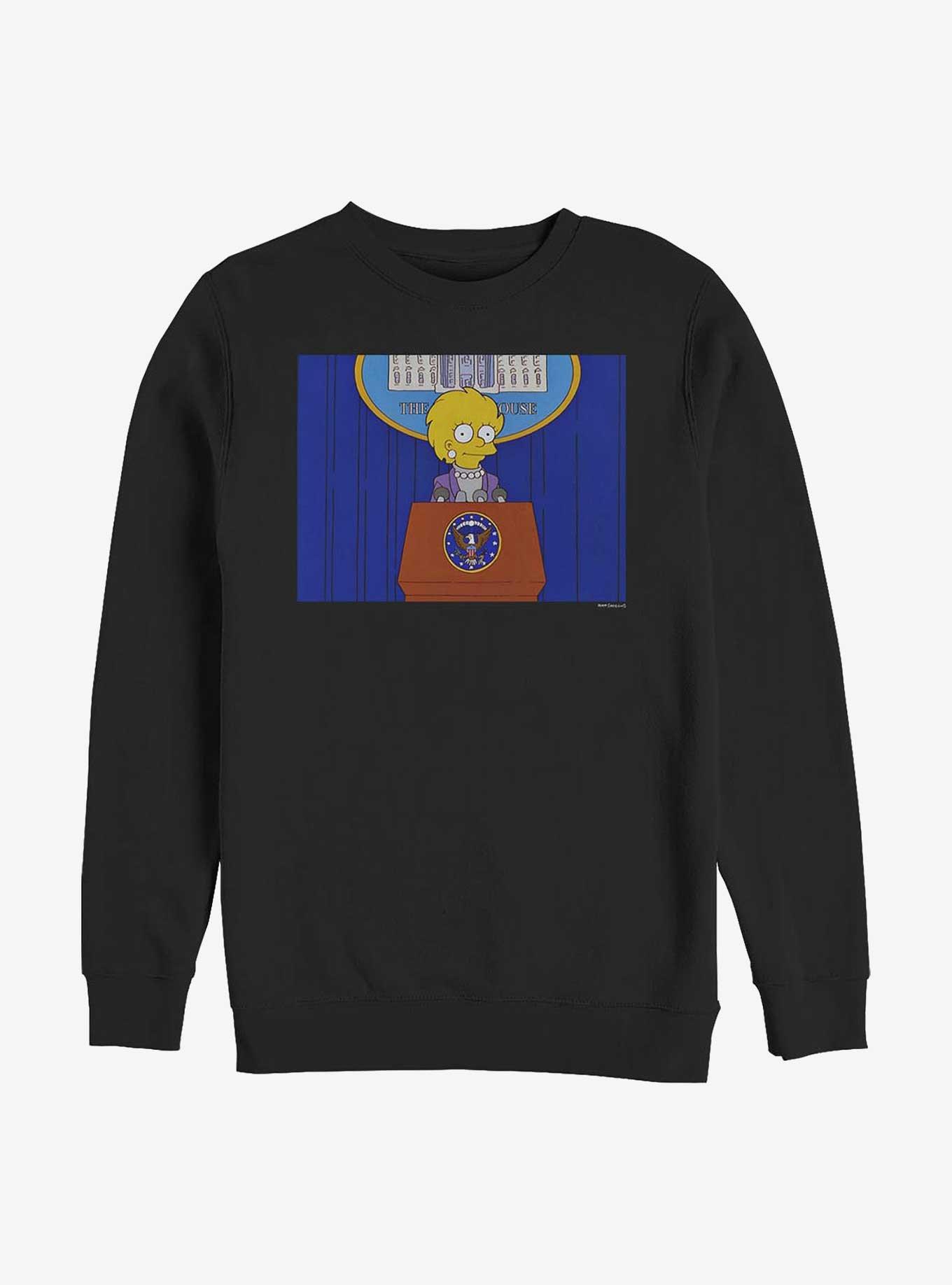 The Simpsons Future President Lisa Sweatshirt, , hi-res