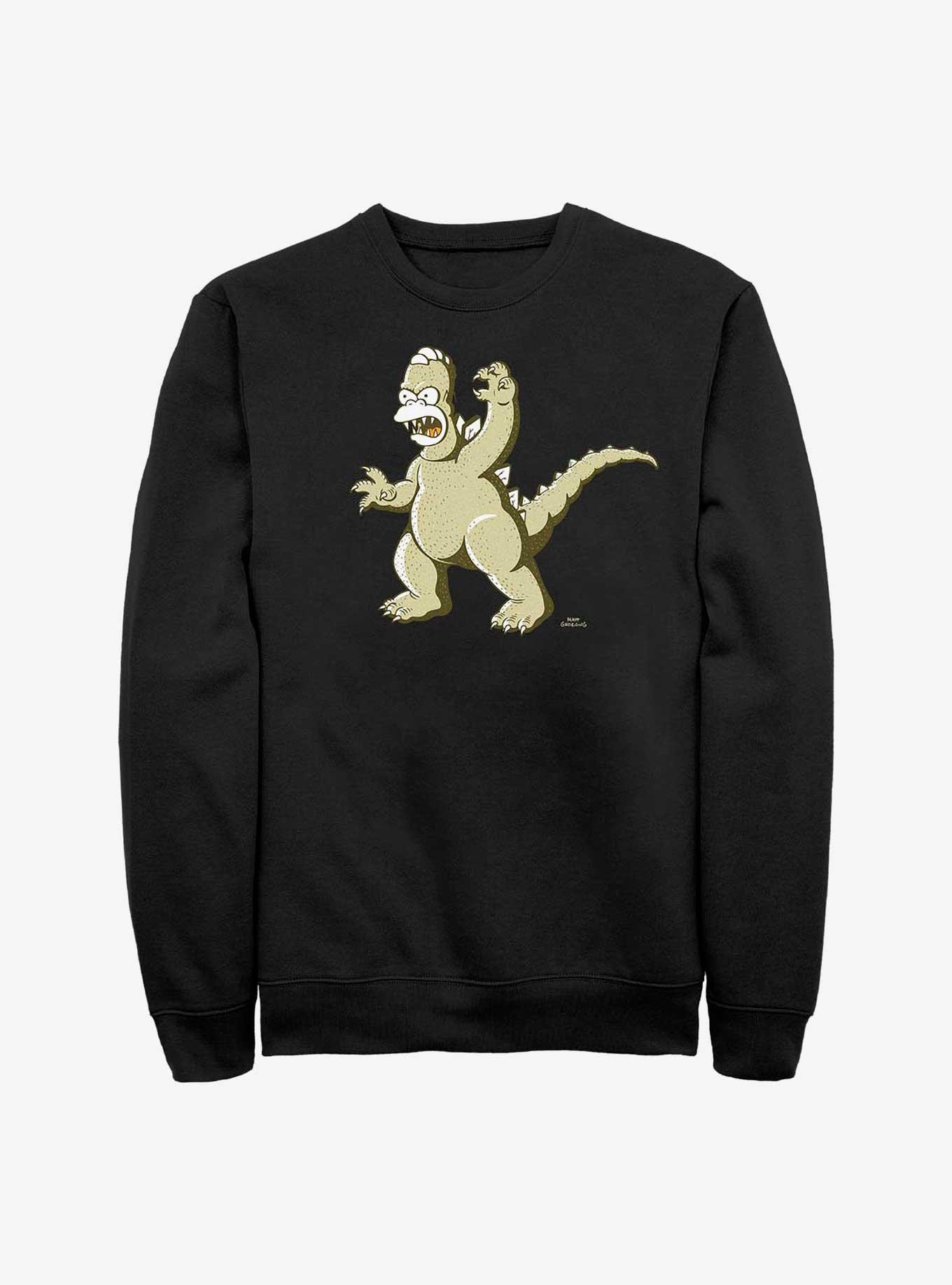 The Simpsons Godzilla Homer Sweatshirt, , hi-res