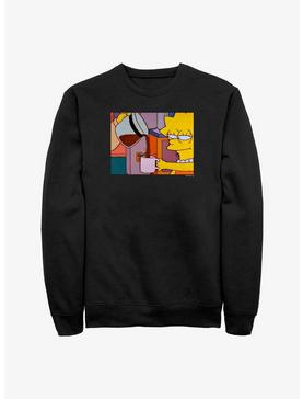 The Simpsons Lisa Coffee Meme Sweatshirt, , hi-res