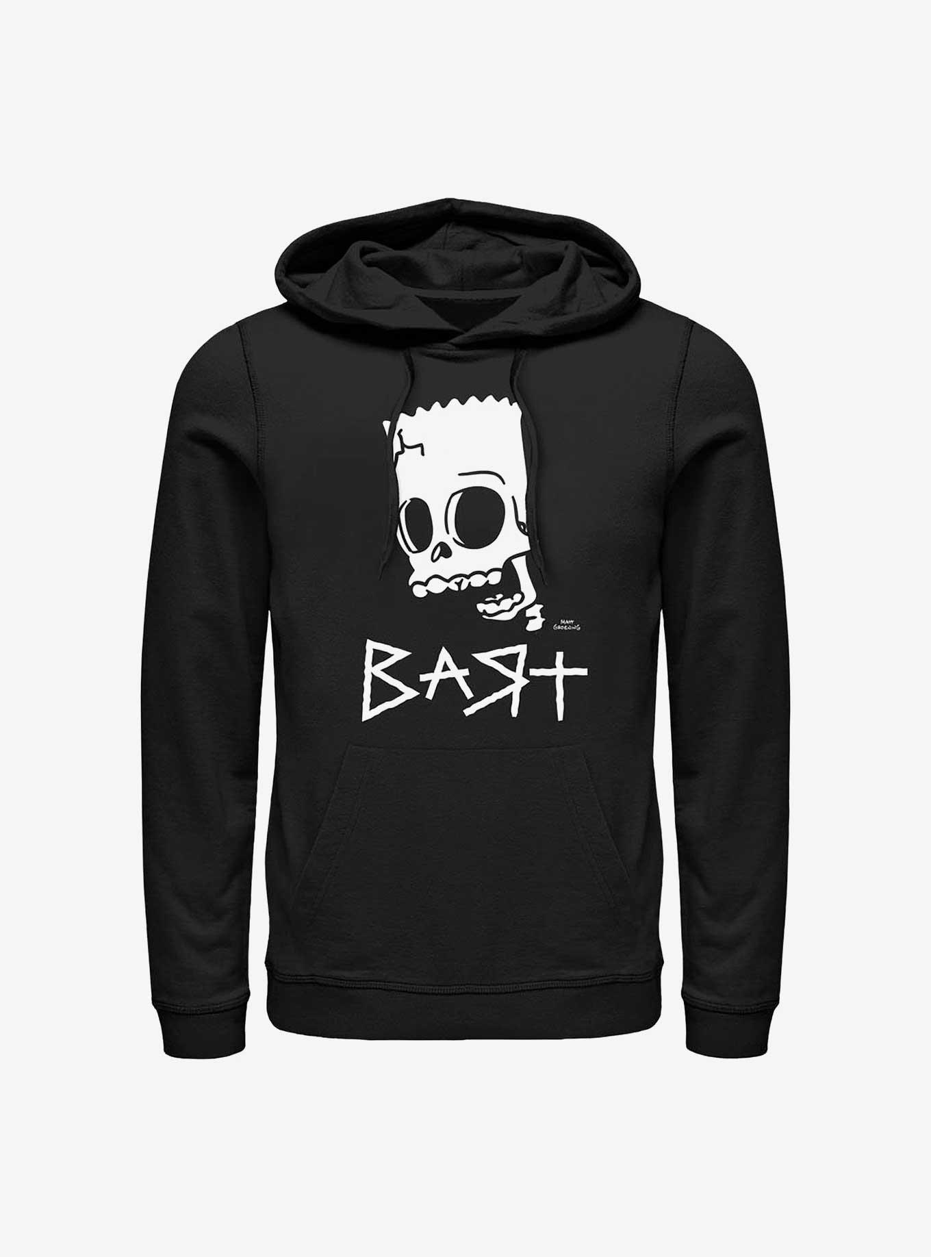 The Simpsons Bart Skeleton Punk Hoodie - BLACK | BoxLunch