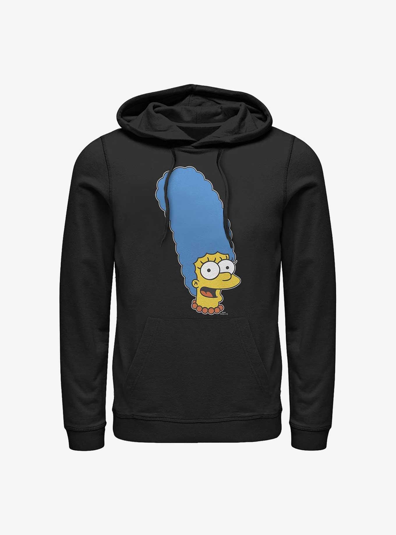 The Simpsons Big Face Marge Hoodie, BLACK, hi-res