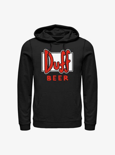 The Simpsons Duff Beer Hoodie BLACK BoxLunch