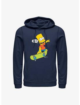 The Simpsons Skateboard Bart Eat My Shorts Hoodie, , hi-res