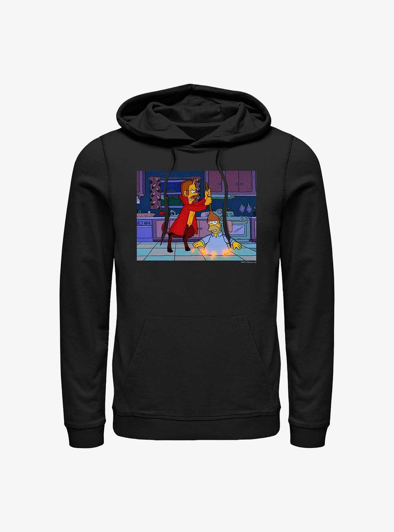 The Simpsons Devil Flanders Homer Hell Hoodie, , hi-res