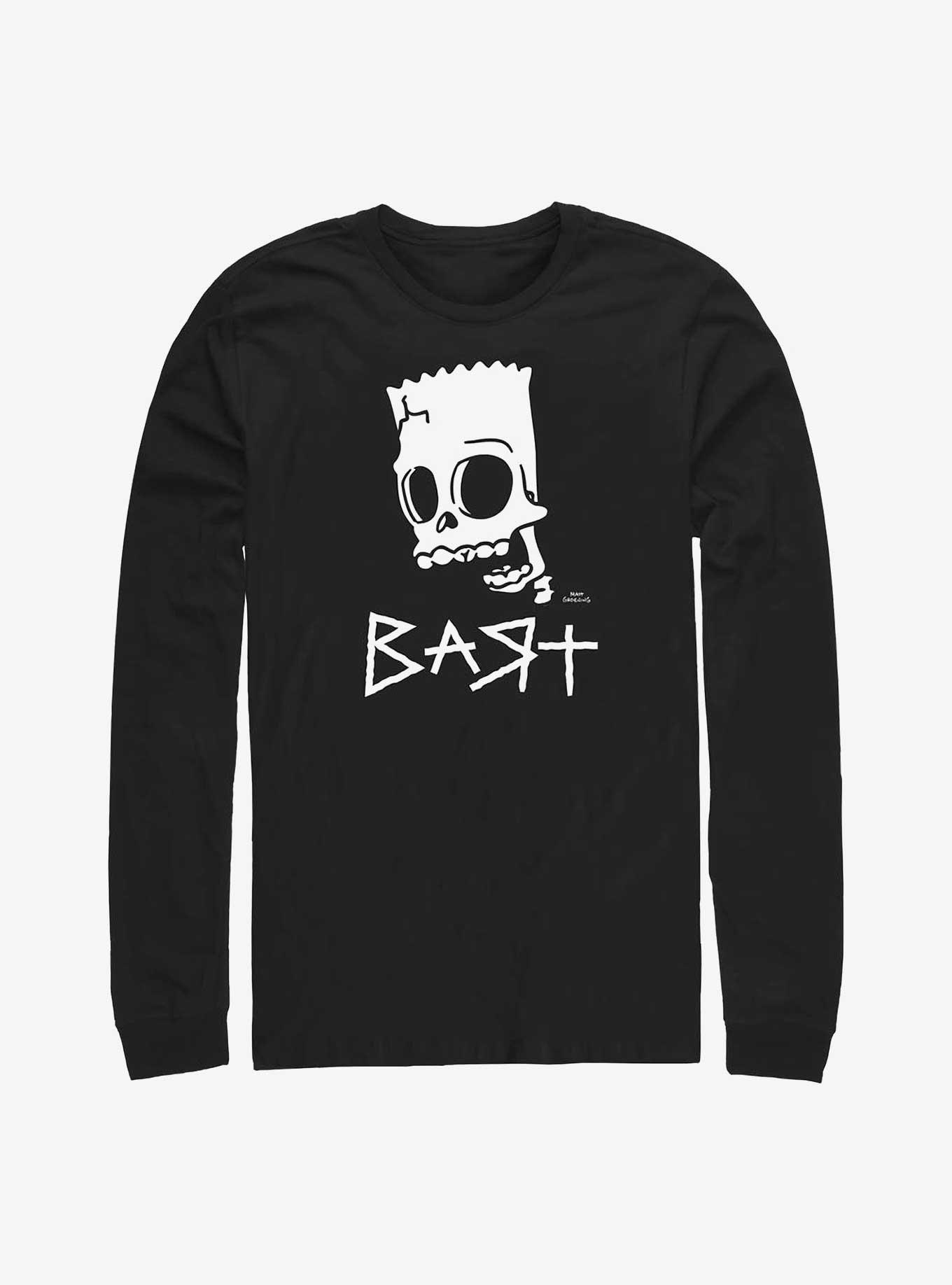 The Simpsons Bart Skeleton Punk Long-Sleeve T-Shirt, , hi-res