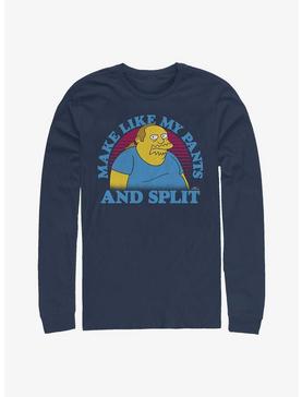 The Simpsons Comic Guy Split Long-Sleeve T-Shirt, , hi-res