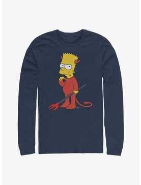 The Simpsons Devil Bart Long-Sleeve T-Shirt, , hi-res