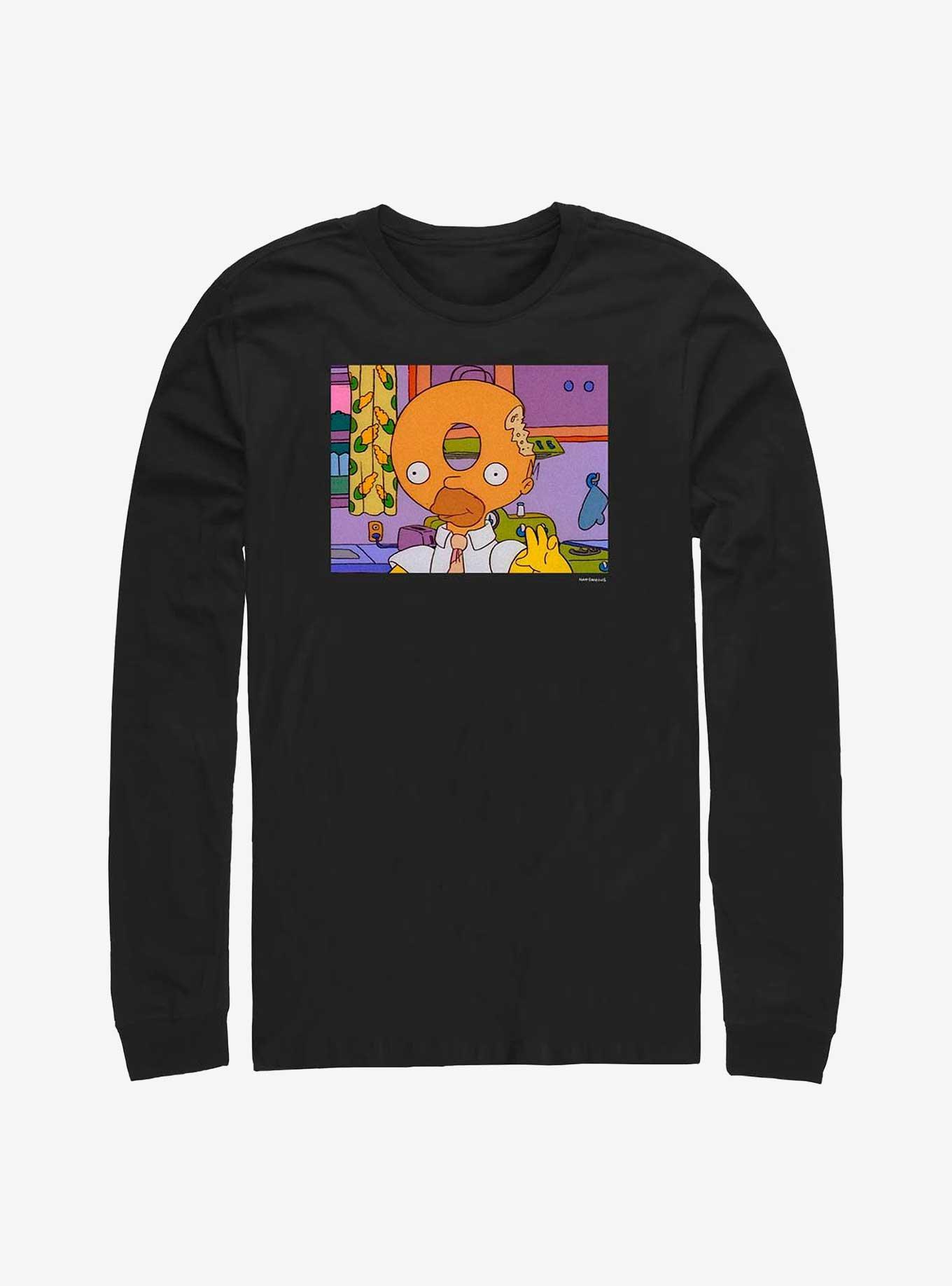 The Simpsons Donut Head Homer Long-Sleeve T-Shirt, , hi-res