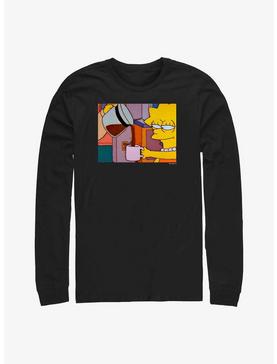 The Simpsons Lisa Coffee Meme Long-Sleeve T-Shirt, , hi-res