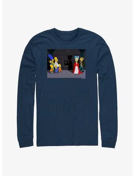 The Simpsons Shadow Mr. Burns Long-Sleeve T-Shirt, NAVY, hi-res