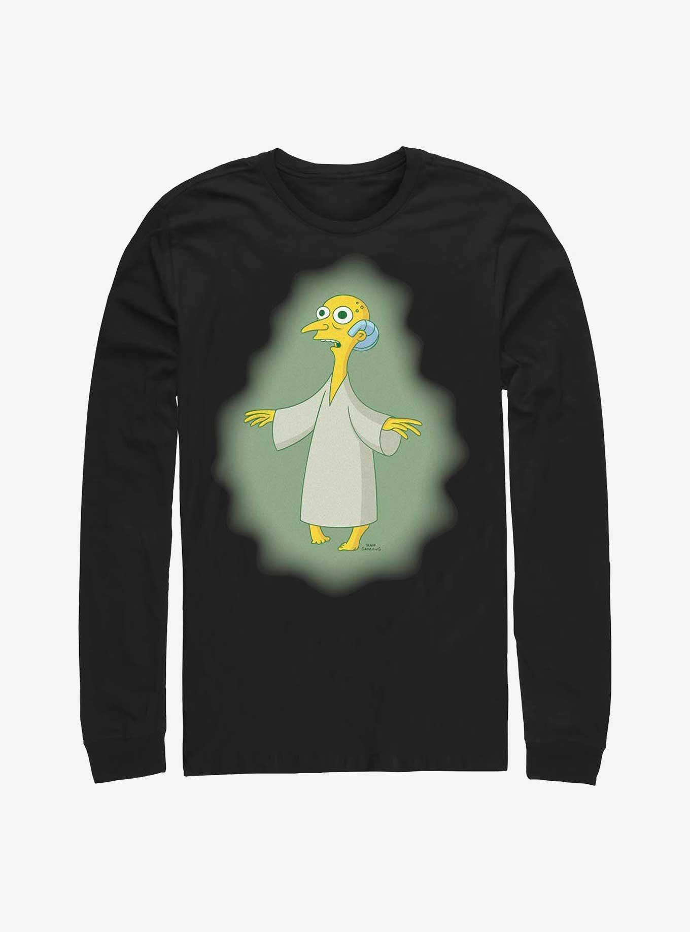 The Simpsons The Mr. Burns Files Long Sleeve T Shirt BLACK BoxLunch