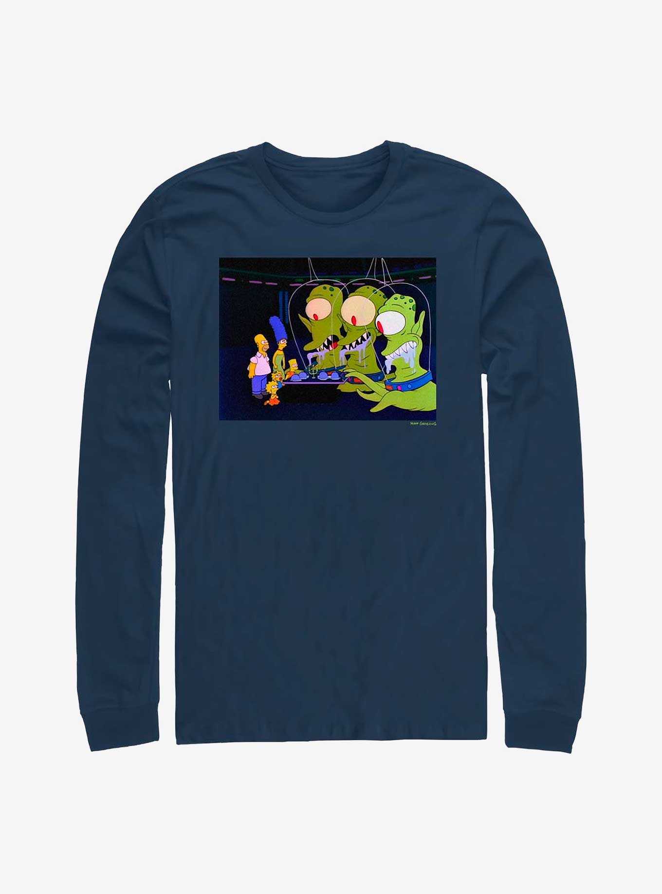 The Simpsons Treehouse Of Horrow Episode One Aliens Long-Sleeve T-Shirt, , hi-res