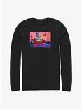 The Simpsons Treehouse Of Horror Intro Couch Long-Sleeve T-Shirt, BLACK, hi-res