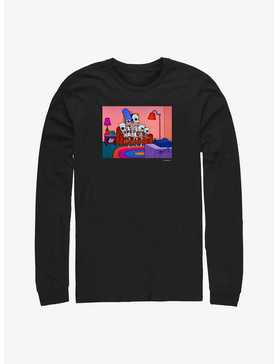 The Simpsons Treehouse Of Horror Intro Couch Long-Sleeve T-Shirt, , hi-res