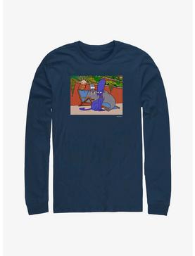 The Simpsons Treehouse Of Horror XIII Long-Sleeve T-Shirt, NAVY, hi-res