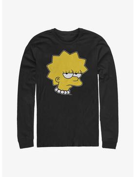 The Simpsons Unamused Lisa Long-Sleeve T-Shirt, , hi-res